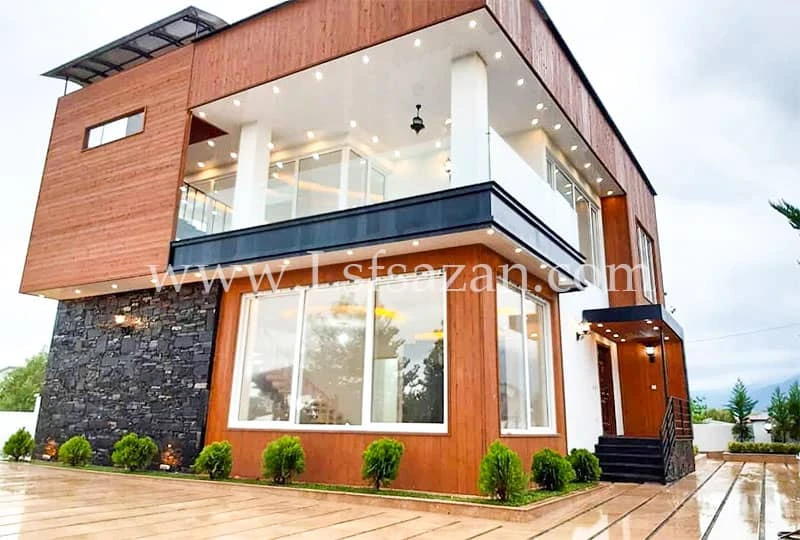 ویلای پیش ساخته طرح چوب