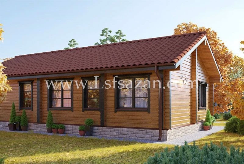 ویلای پیش ساخته طرح چوب