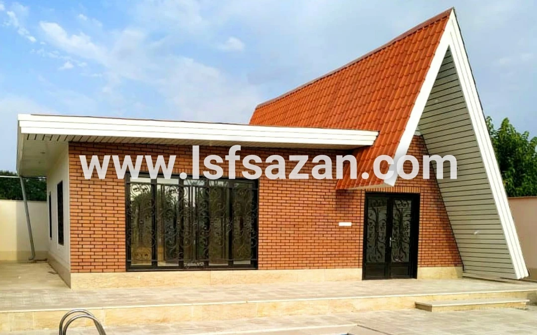ویلای A-frame و فلت به صورت ترکیبی