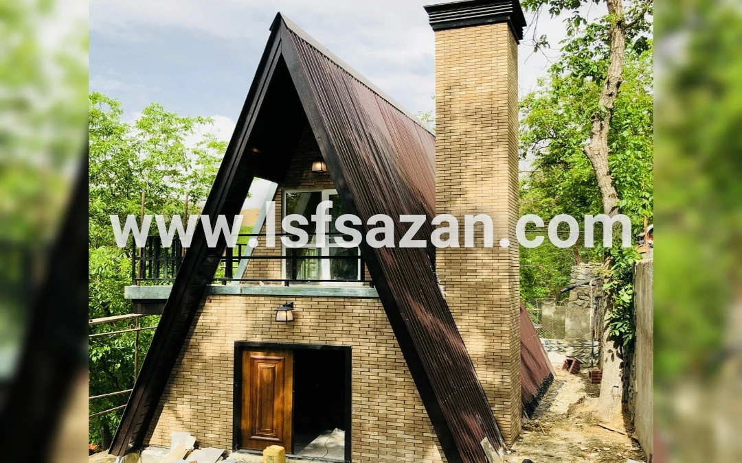 ویلای دوبلکس A-frame طرح خاص سوئیسی
