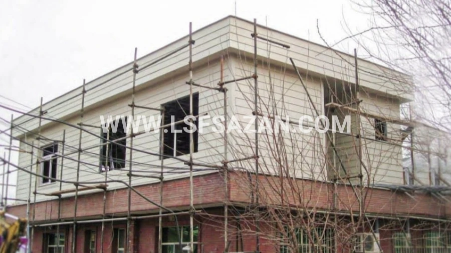 ۸۵متر مربع اضافه بنا با سازه ال اس اف