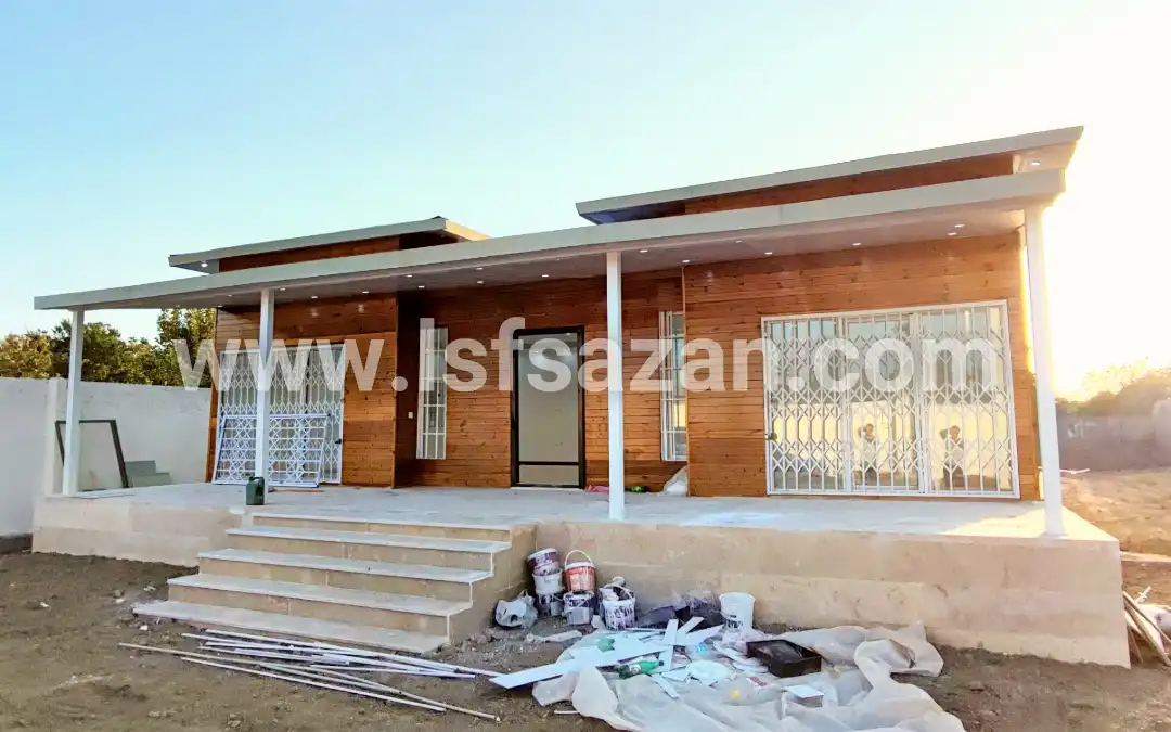 اجرای 150 متر ویلای ال اس اف در قائم شهر