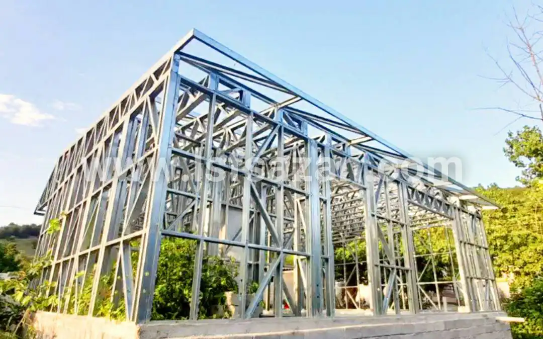 اجرای 80 متر سازه ال اس اف در آستارا