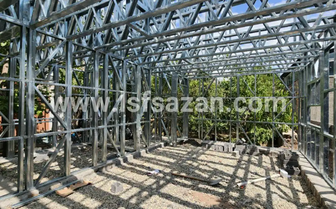 اجرای 120 متر سازه ال اس اف در لواسان