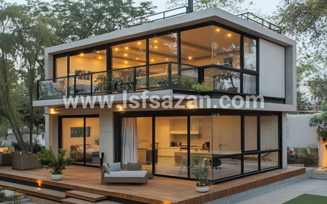 خانه پیش ساخته با طراحی مدرن