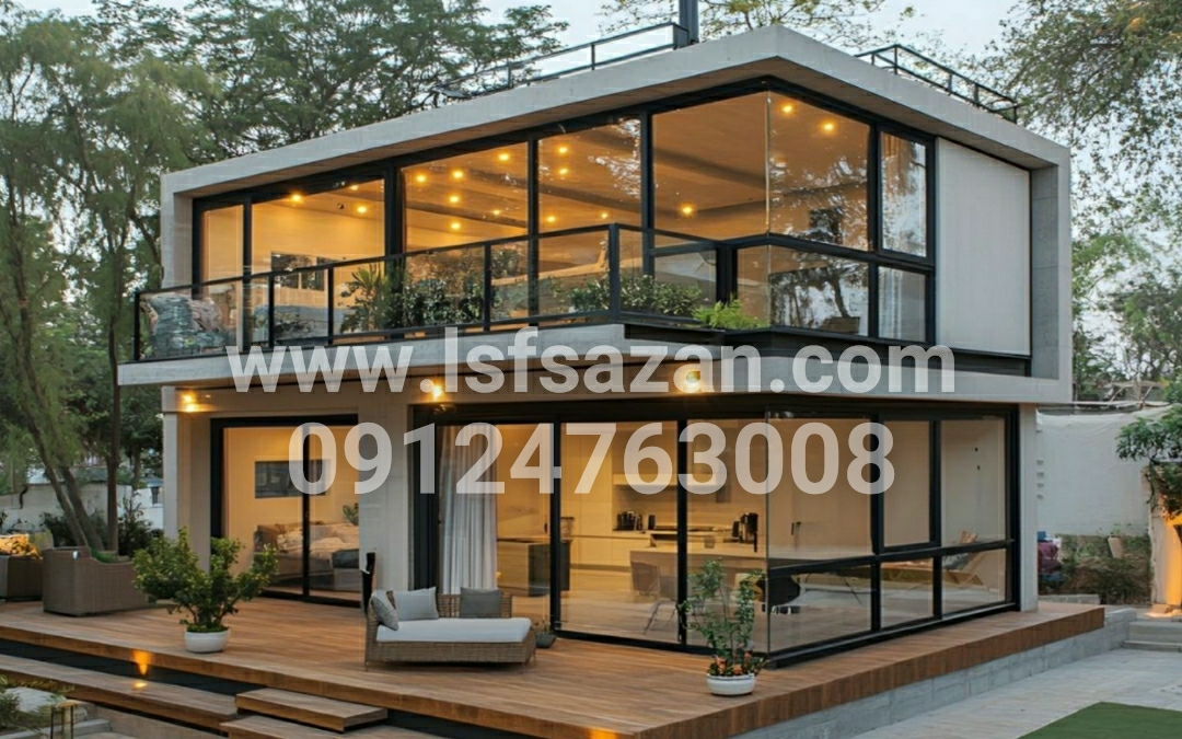 خانه پیش ساخته با طراحی مدرن