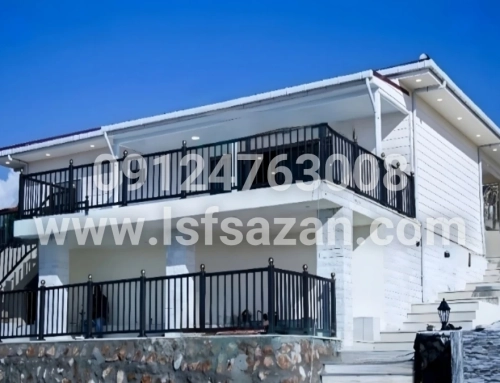 اجرای 175 متر ویلای ال اس اف تریبلکس در شیراز (lsf)